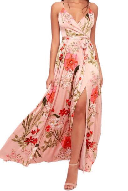 Robe Longue D’Été Bohème Verte – Image 2