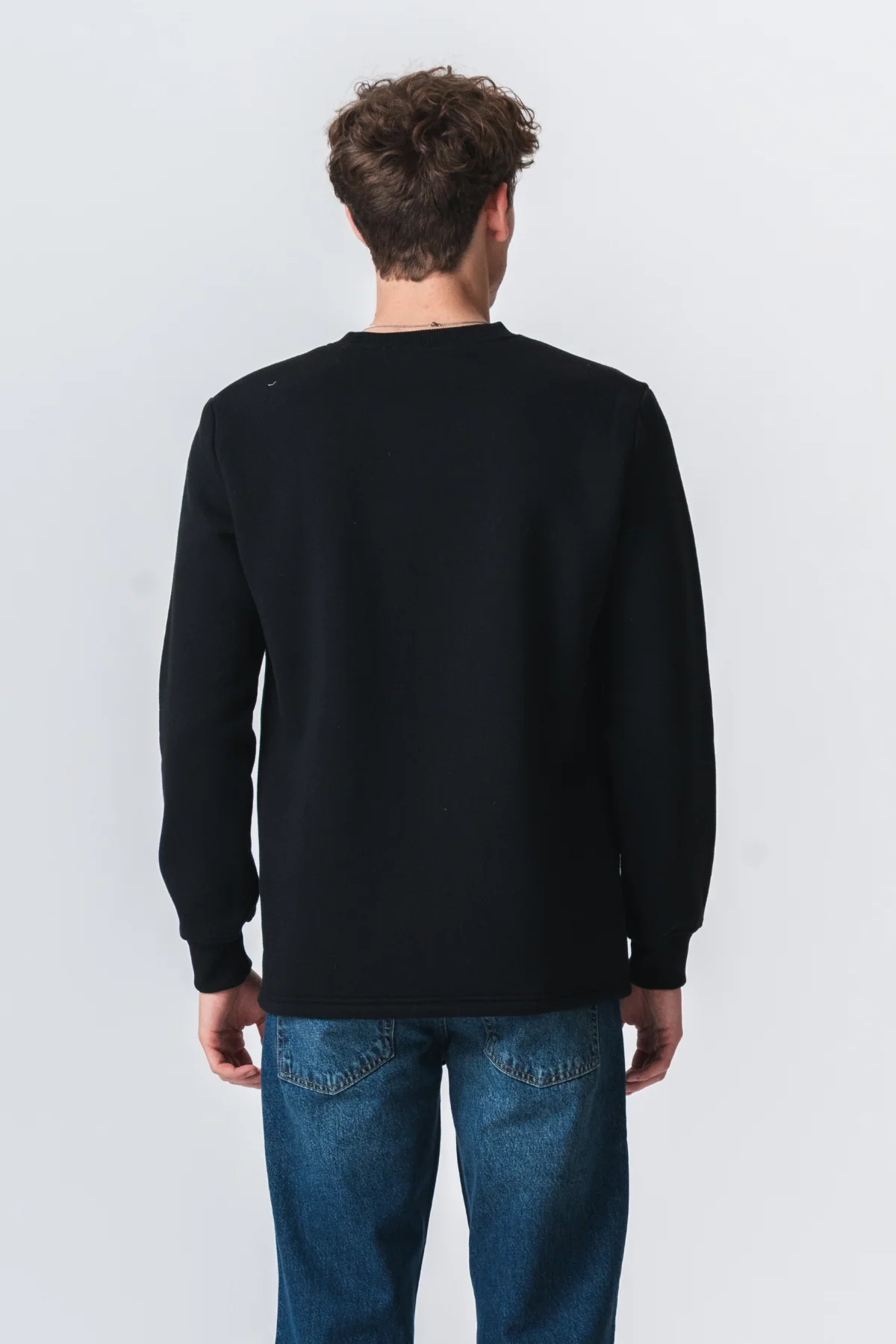 Sweat-shirt de poche Regular Fit - noir – Image 3