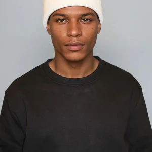 Bonnet classique - Blanc cassé