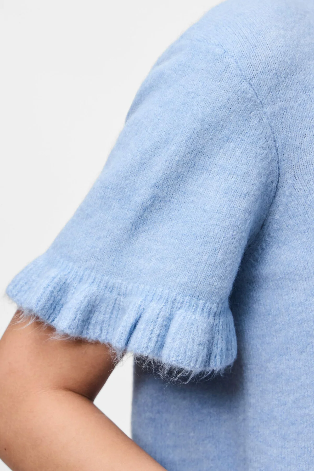 Cardigan en tricot de Frill Lydia - bleu en cachemire – Image 4