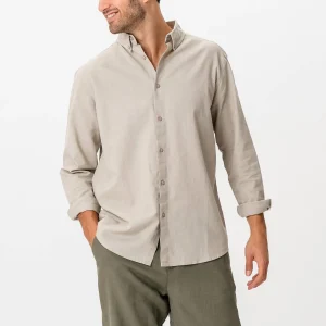 Chemise en lin - sable