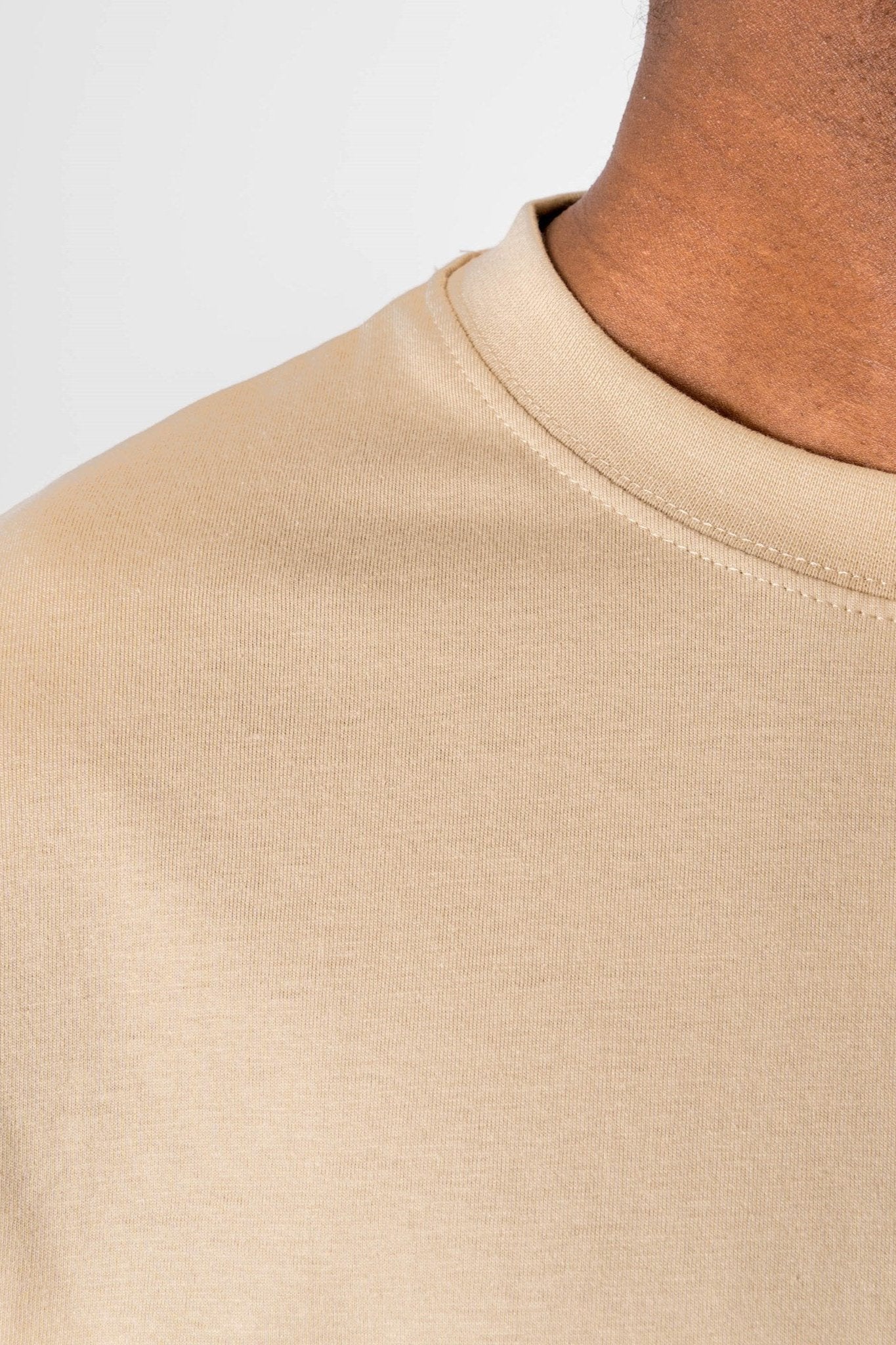 T-shirt surdimensionné - Sable – Image 5