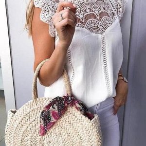 Blouse Blanche Dentelle Bohème