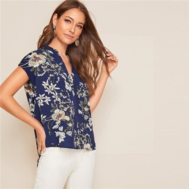 Blouse bohème fleur du japon – Image 8