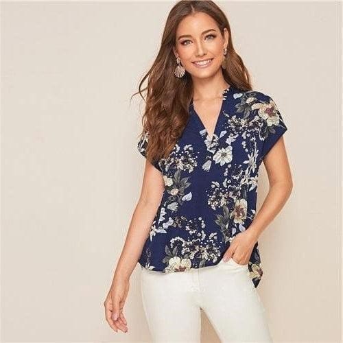 Blouse bohème fleur du japon – Image 5
