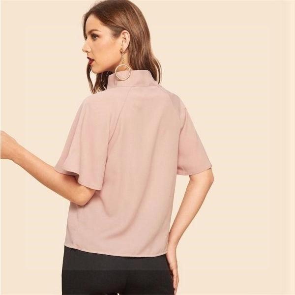 Blouse bohème rose – Image 3