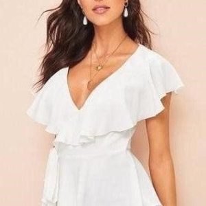 Blouse bohème chic blanche