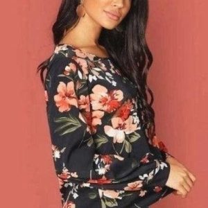 Blouse bohème noire