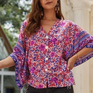 Blouse Chemise Bohème Fleurie