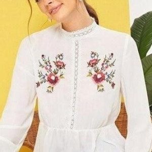 Blouse boheme chic blanche