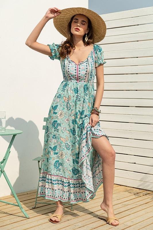 Robe Taille Haute Style Bohème – Image 3