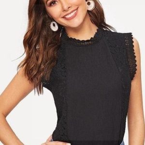 Boho blouse noir femme