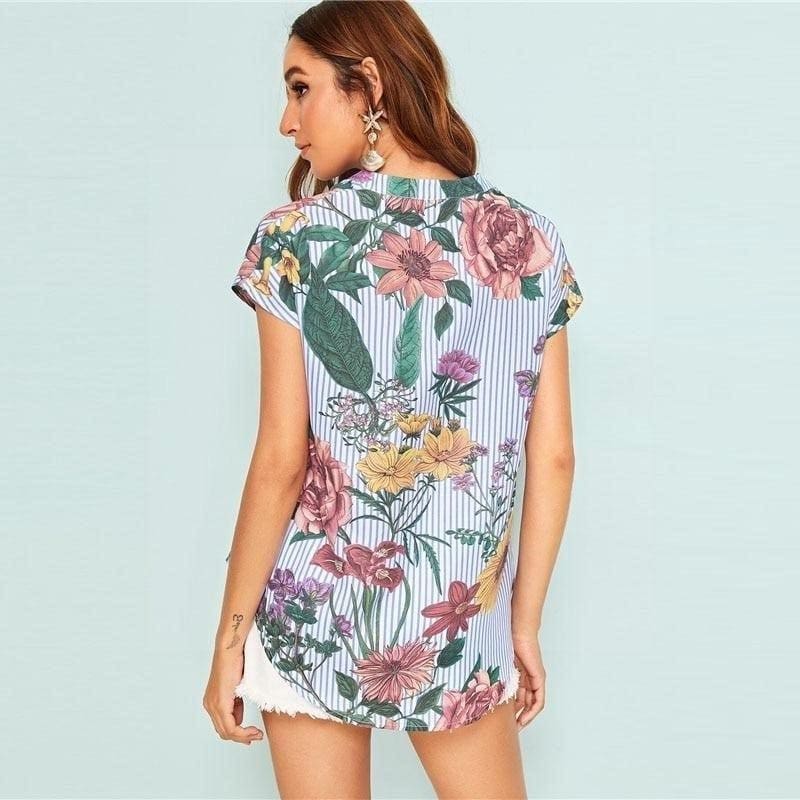 Boho floral blouse – Image 5