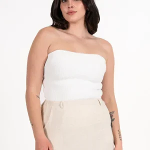 Bustier Côtelé en Ottomane