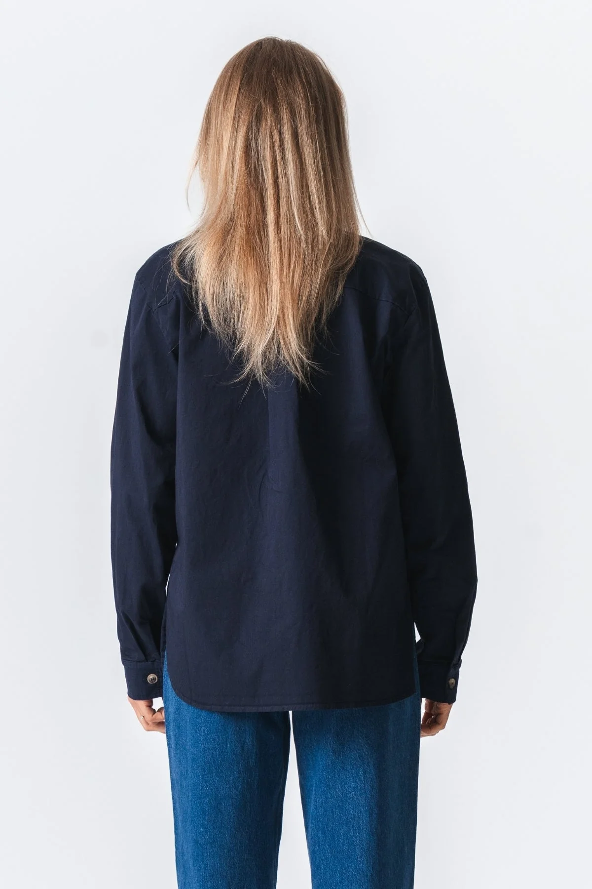 Chemise en sergé Amber - Marine – Image 5