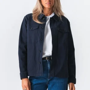 Twill Overshirt - Marine
