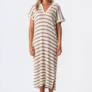 Robe Victoria - blanc / beige