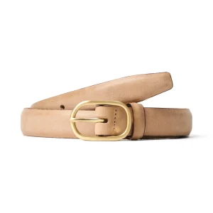 Ceinture en Cuir Boucle Dorée