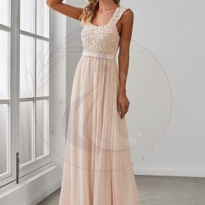 Taille personnalisée Robe de Demoiselle D’Honneur Trapèze Chiffon avec Corsage