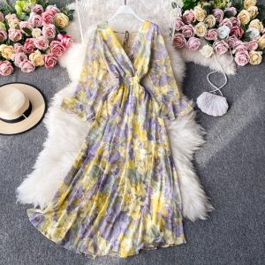 Robe bohème chic et élégante pour invitée de mariage