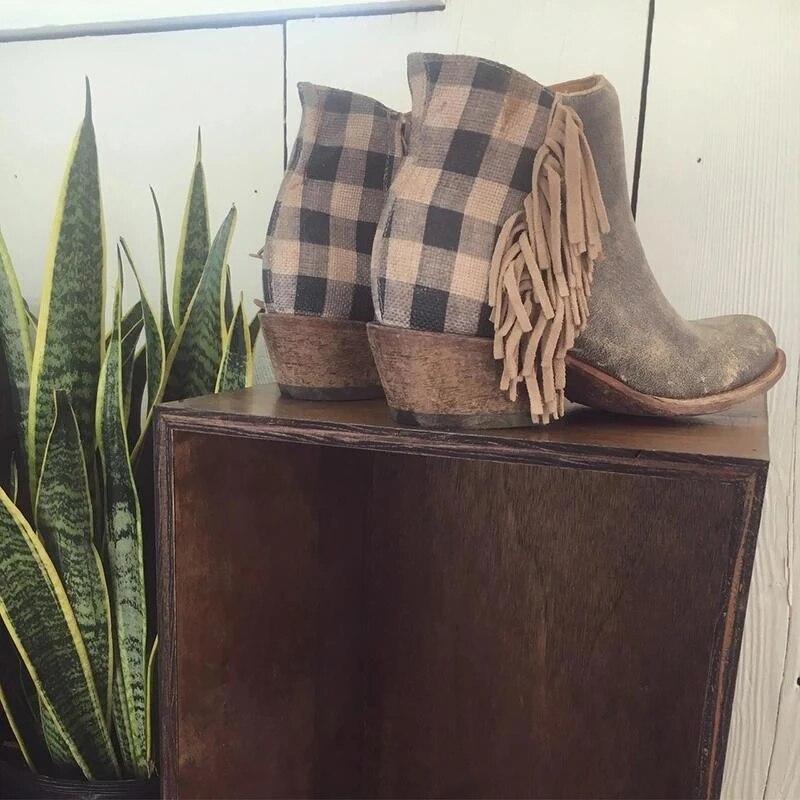 Bottines Franges Bohème Chic – Image 8