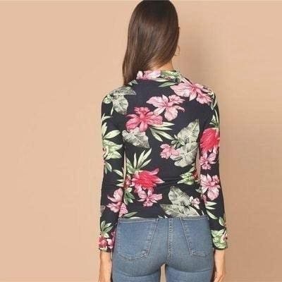Haut femme à fleurs bohème – Image 5