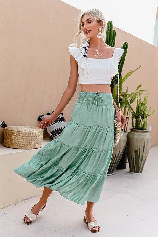 Jupe Bohème À Taille Haute – Image 3