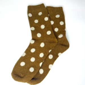 Bas de Laine Angora à Pois