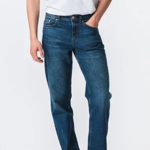 Jeans en ajustement détendu - denim bleu foncé