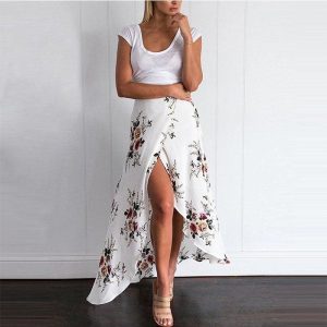 Jupe longue bohème & florale