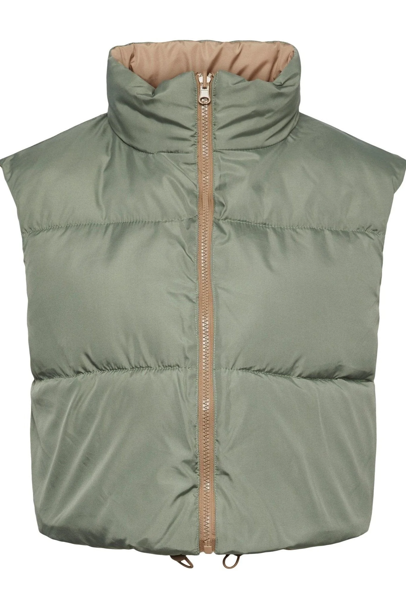 Nadia Bref Puffer Vest - Silver F vison – Image 2