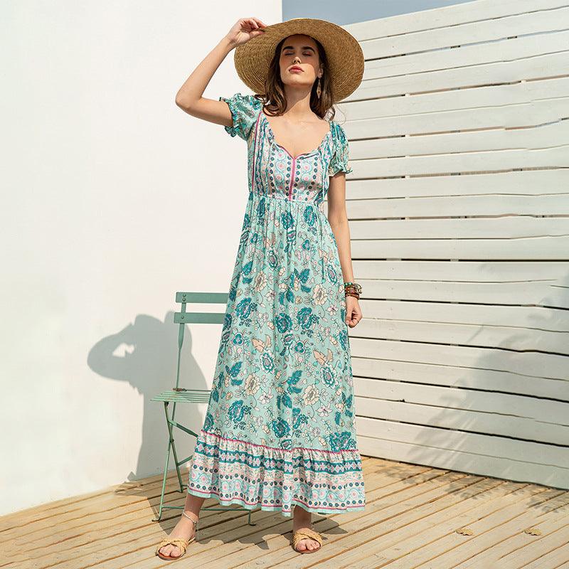 Robe Taille Haute Style Bohème – Image 7