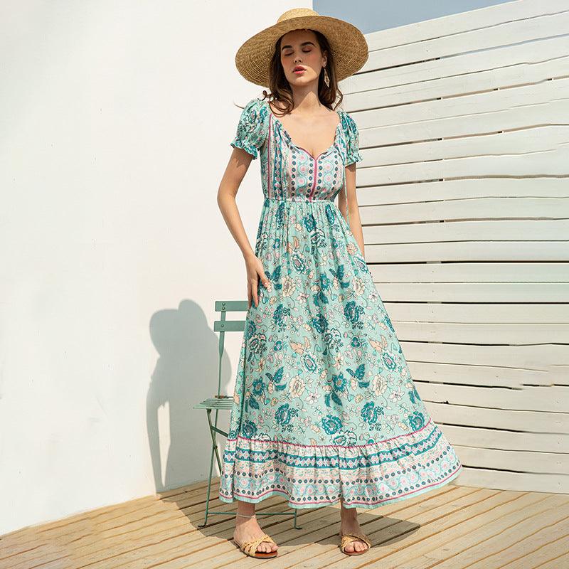 Robe Taille Haute Style Bohème – Image 9