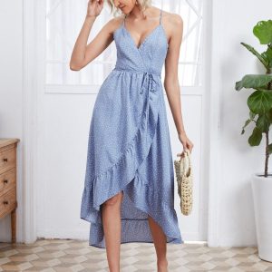 Robe Mode Bleu Automne