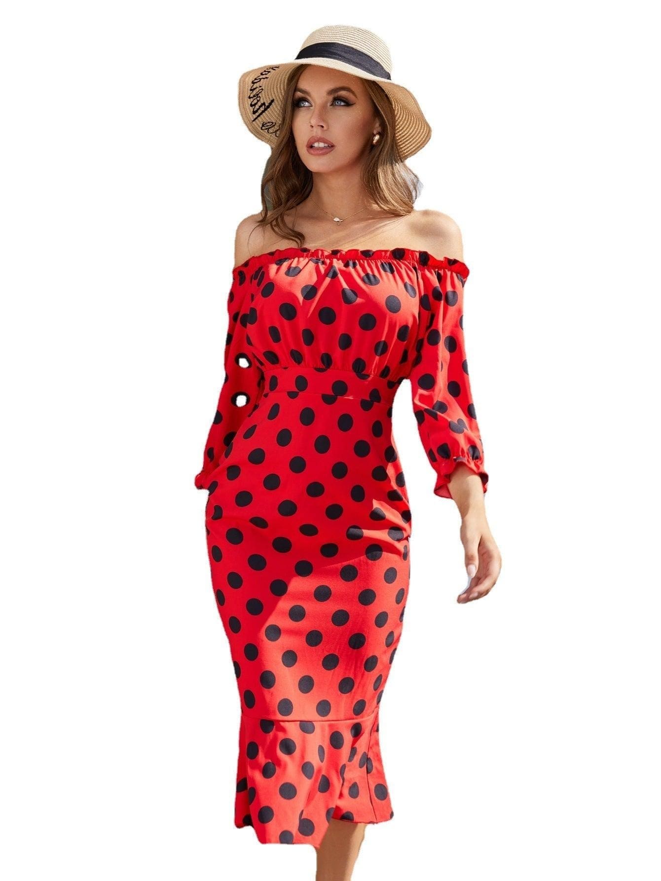 Robe À Pois Rouges – Image 7