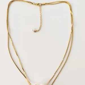 Collier Court avec Perle