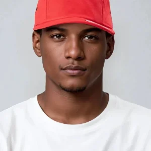 Casquette 5 panneaux - Rouge