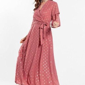 Robe Longue Bohème Rouge