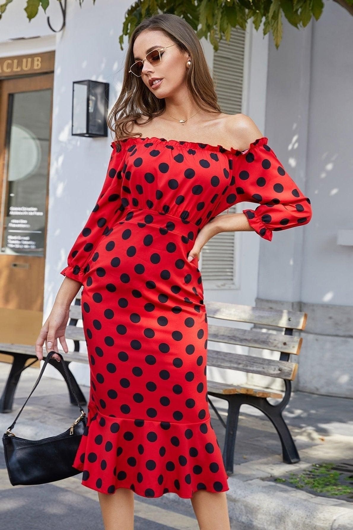 Robe À Pois Rouges – Image 3