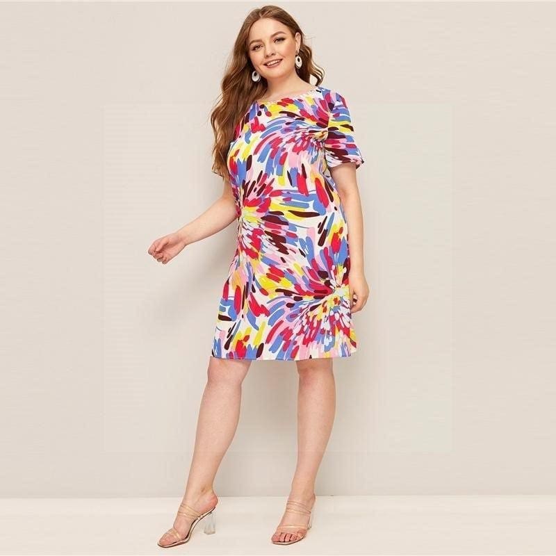 Robe bohème dentelle grande taille – Image 3