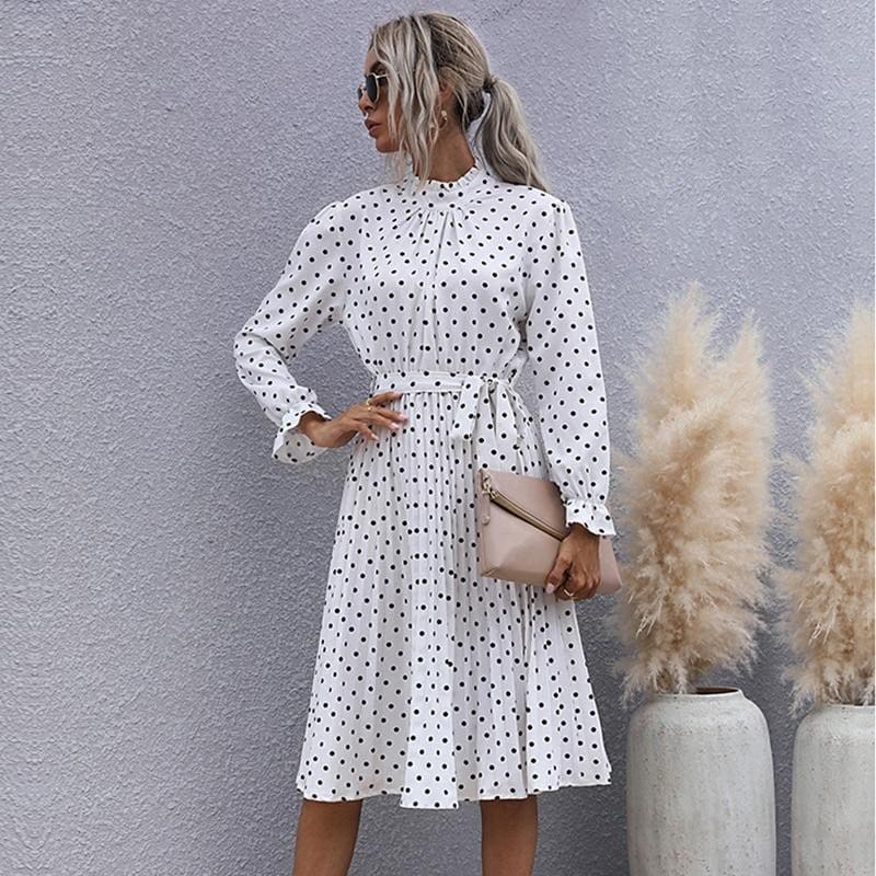 Robe Bohème Chic Imprimé Pois – Image 4
