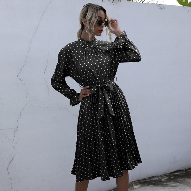 Robe Bohème Chic Imprimé Pois – Image 8