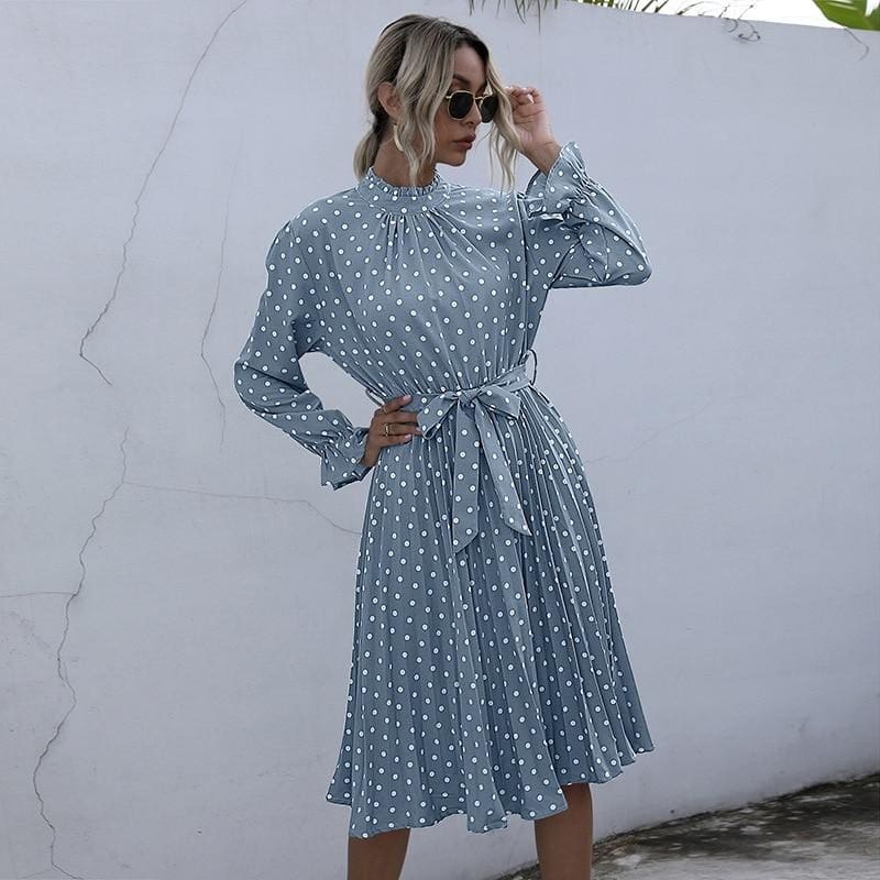 Robe Bohème Chic Imprimé Pois – Image 2