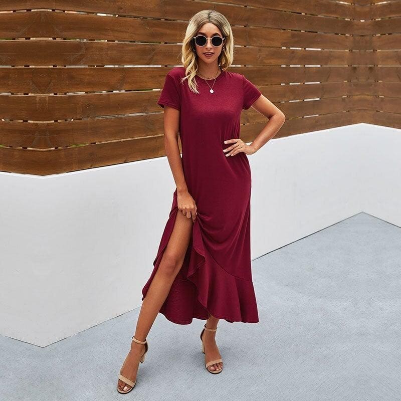 Robe Bohème Longue & Asymétrique – Image 4