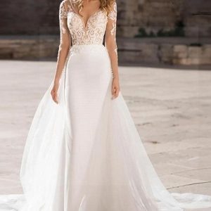 Robe mariée boheme fleurie