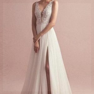 Robe mariée bohème romantique