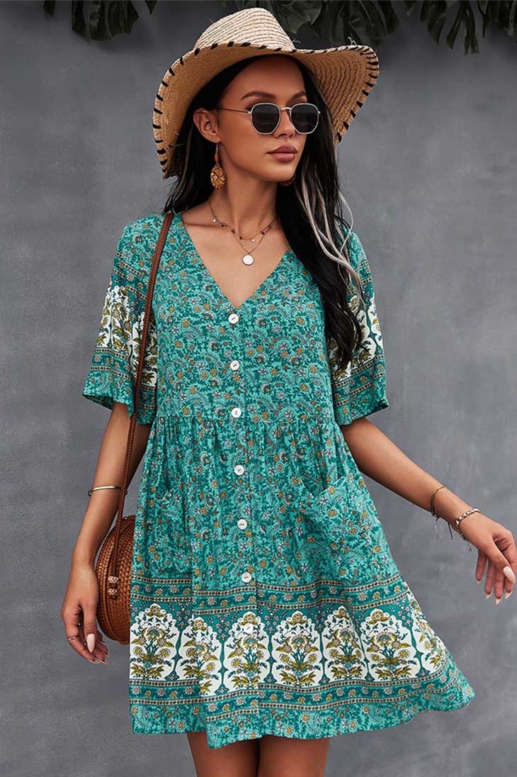 Robe Bohème Année 70 – Bertille – Image 2