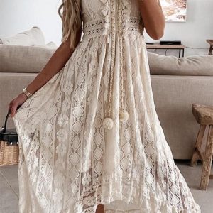 Robe Bohème à Pompon – Jeanne