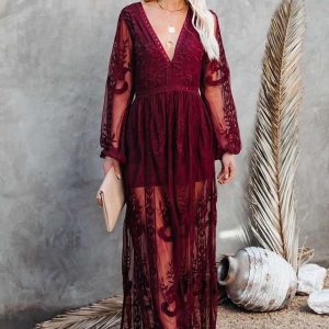 Robe Bohème Fendue – Adèle