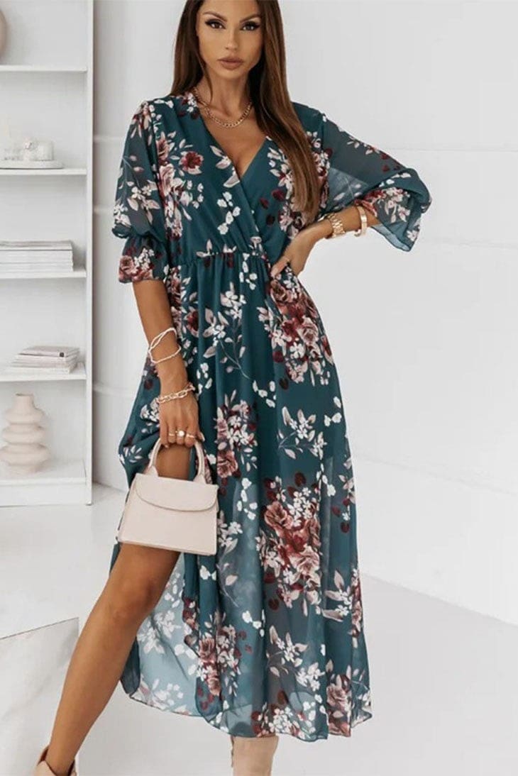 Robe Bohème Longue Fleurie – Image 2